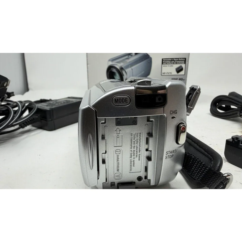 Sony Handycam DCR-SR68 80GB HDD Camcorder Bundle Tested Working